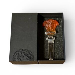 Versace Amber Wine Stopper